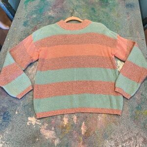 80s Metallic Threaded Sweater
